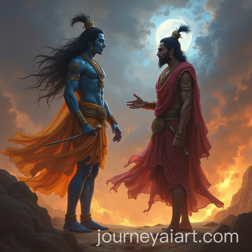 Shri-Krishnas-CosmicAI-Image-Expansion-Vision-Revealed-to-Arjuna-on-the-Mahabharat-Battleground