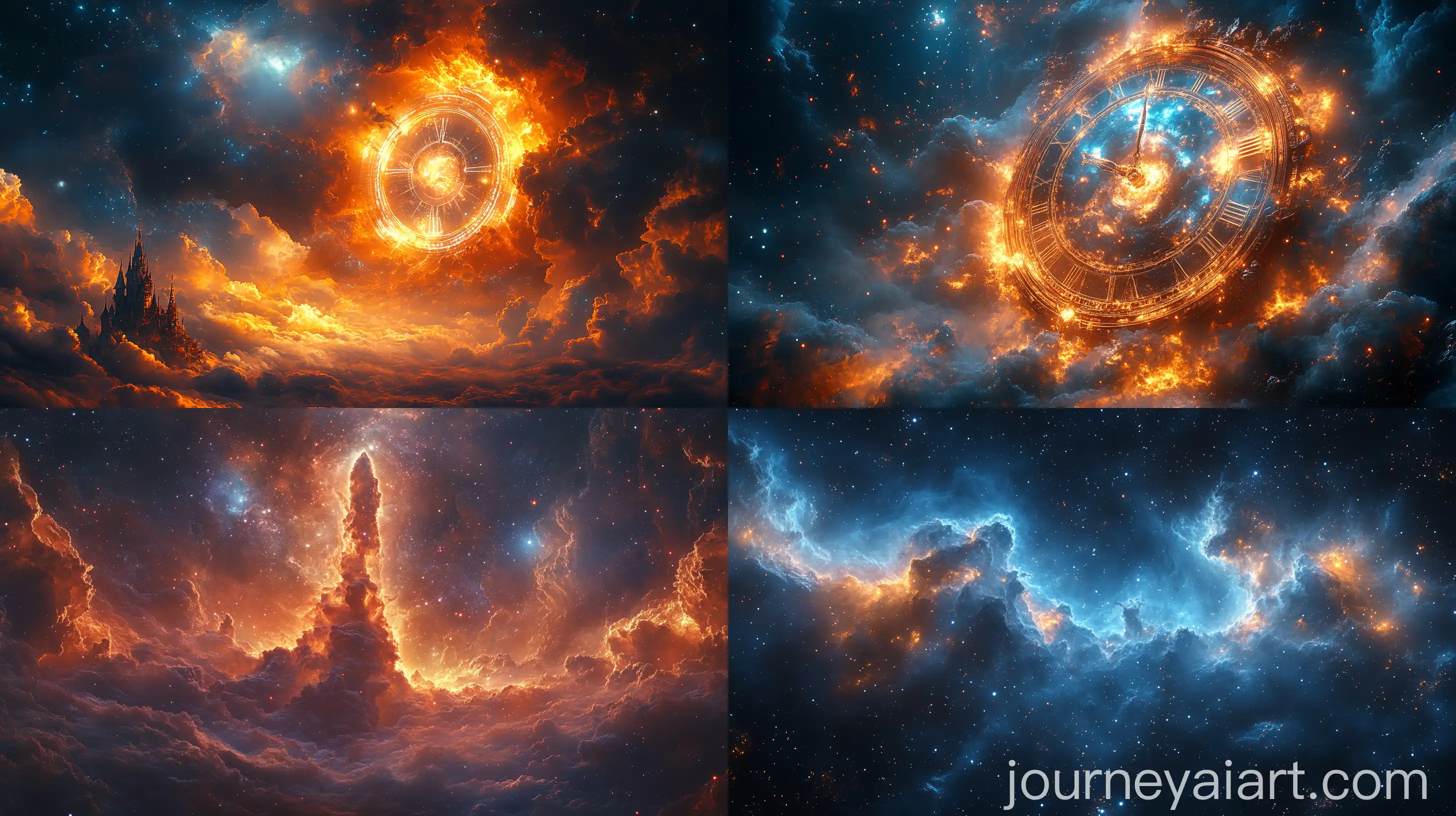 Surreal-Fantasy-Artwork-of-Beautiful-Outer-Space-Galaxy-Nebula-Stars