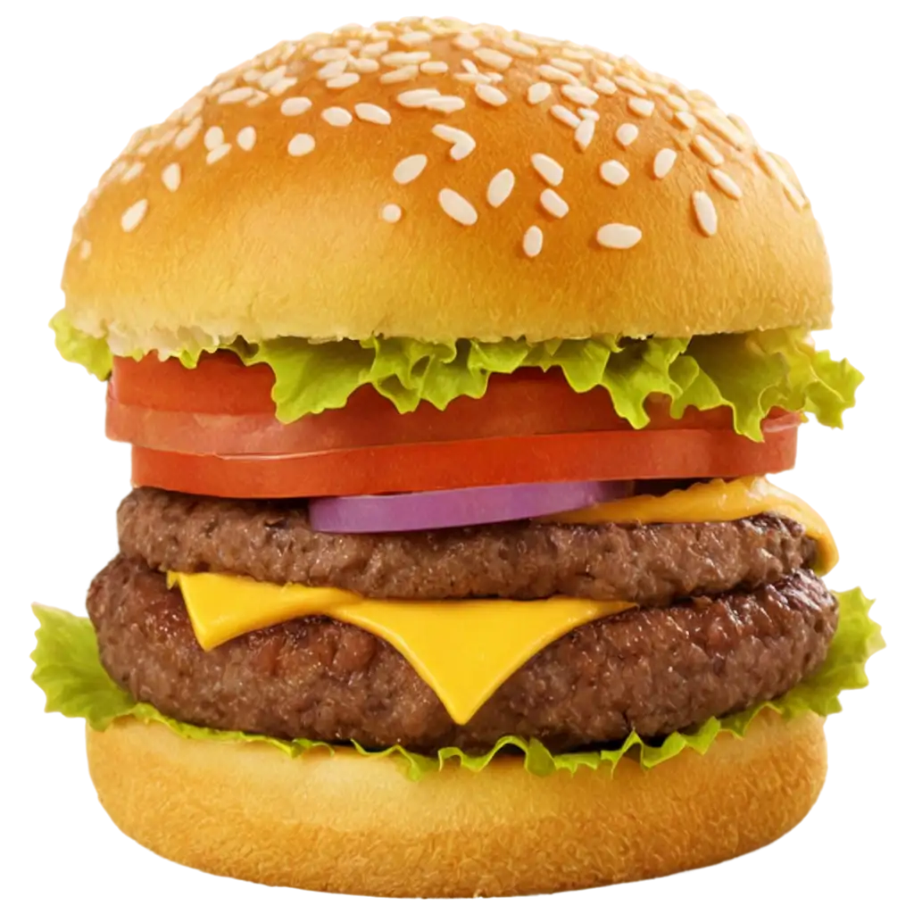 HighQuality-Burger-PNG-Image-for-Versatile-Digital-Use