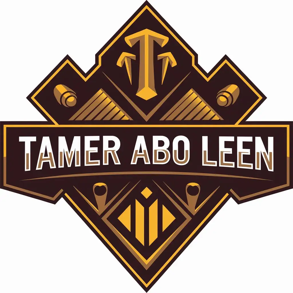 LOGO Design for Tamer Abo Leen Vector Style with Text and Symbol for Internet Industry