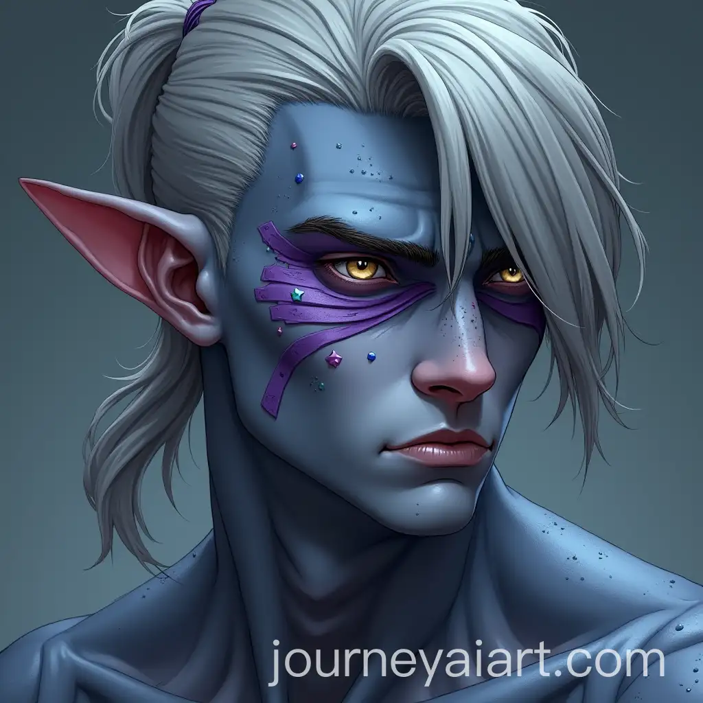 Sharkhuman-Hybrid-WarriorSharkHuman-Hybrid-Warrior-with-Purple-Clan-Stripes