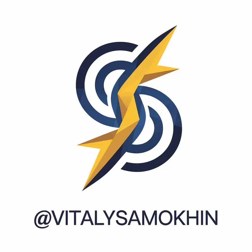 LOGO-Design-for-VitalySamokhin-Internet-Industry-Branding-with-Clear-Background-and-Samohin-Symbol