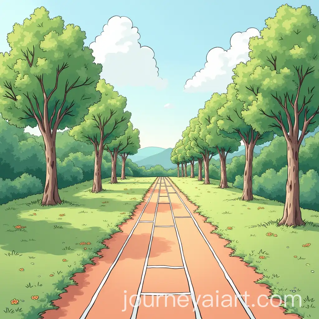 Outdoor-Athletic-Track-Transforming-into-Natural-Pathway