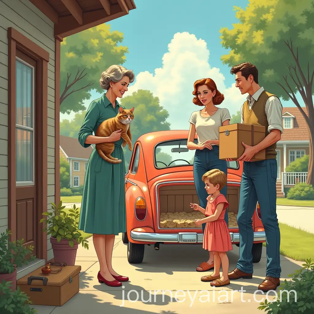 1950s-Southern-Family-Preparing-for-Road-Trip-with-Nostalgic-Touch