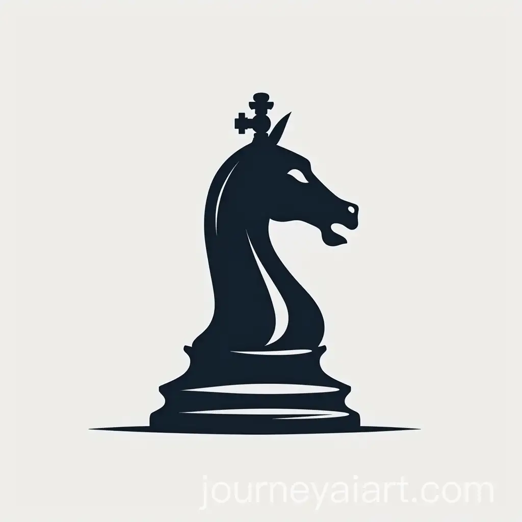 Modern-Abstract-Knight-Chess-Piece-Logo-Emblem