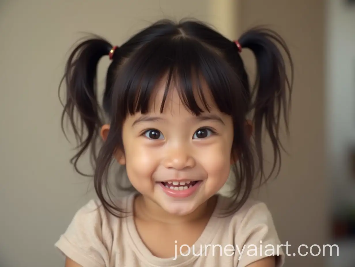 Adorable-ThreeYearOld-Girl-Smiling-with-Big-Eyes-and-Round-Face