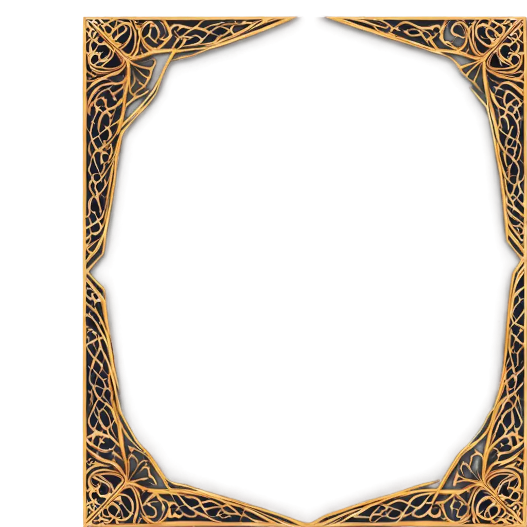 Islamic-Abstract-Frame-PNG-Captivating-Visual-Art-Inspired-by-Islamic-Geometry