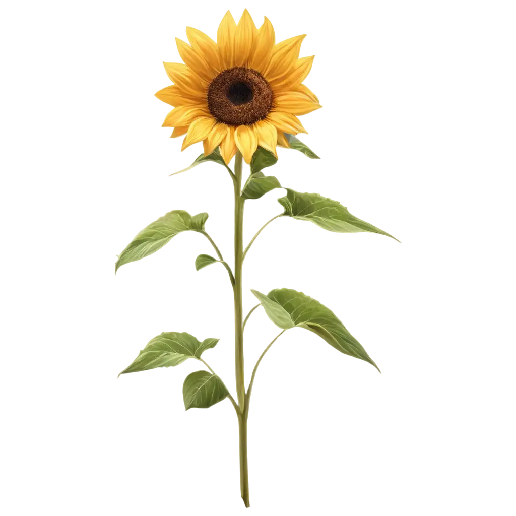 HighQuality-Sunflower-PNG-Vector-for-Versatile-Design-Projects