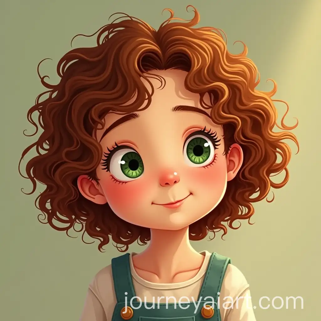 CurlyHaired-Toddler-Girl-with-Chestnut-Hair-and-Green-Eyes-for-Childrens-Story-Illustration