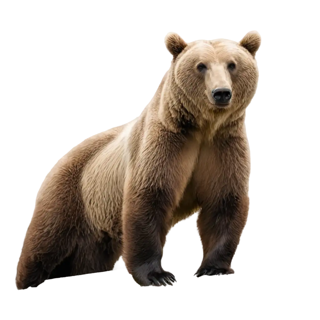 Brown-Bear-PNG-Image-HighQuality-Transparent-Bear-Illustration-for-Versatile-Use