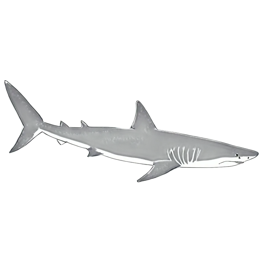 Black-and-White-Drawn-Shark-PNG-Image-Perfect-for-Coloring-Activities