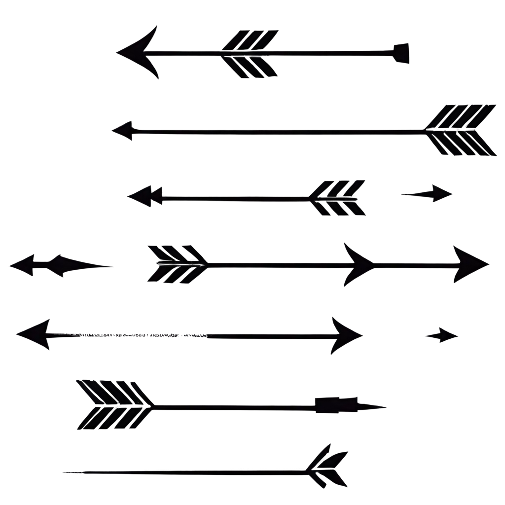 Big-Black-Arrows-Set-Icons-HighQuality-PNG-Image-for-Versatile-Usage
