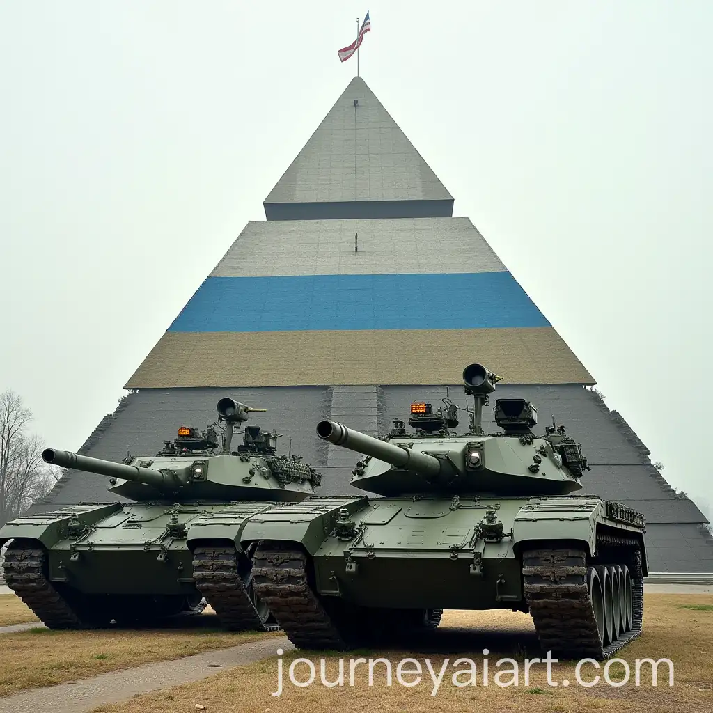 UkrainAI-Art-Prompt-Expansionian-Military-on-Top-of-a-Pyramid
