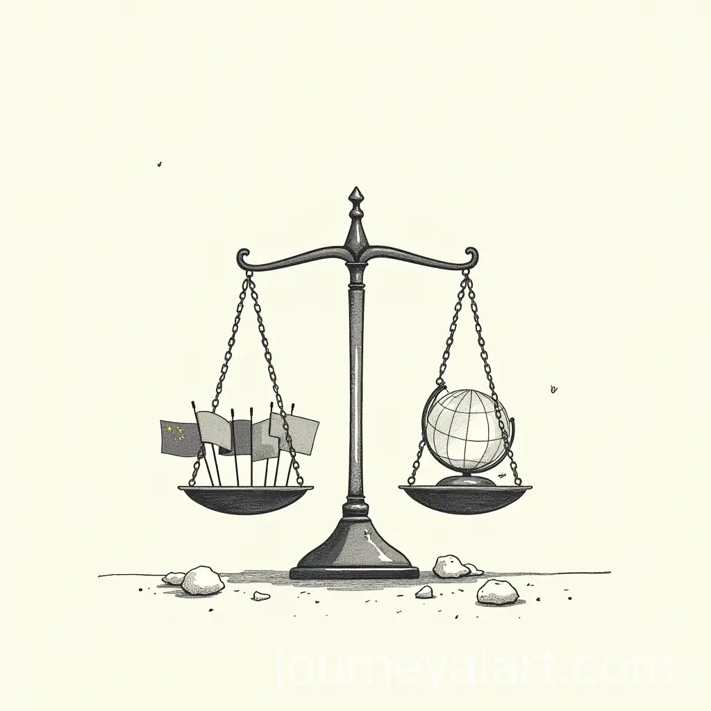 Vintage-Book-Cover-Debate-The-West-vs-China-Geopolitical-Tensions