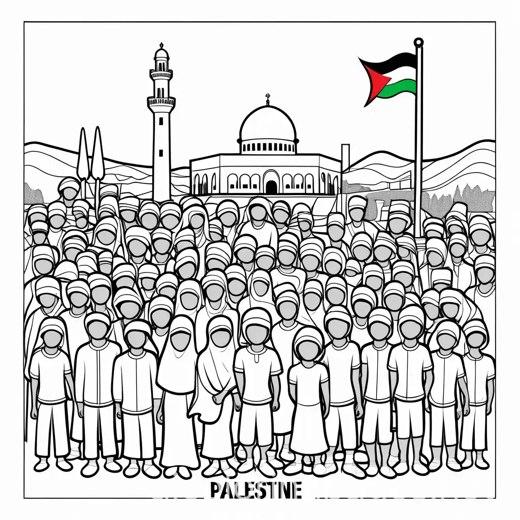 Free-Palestine-Kids-Coloring-Page-for-Children