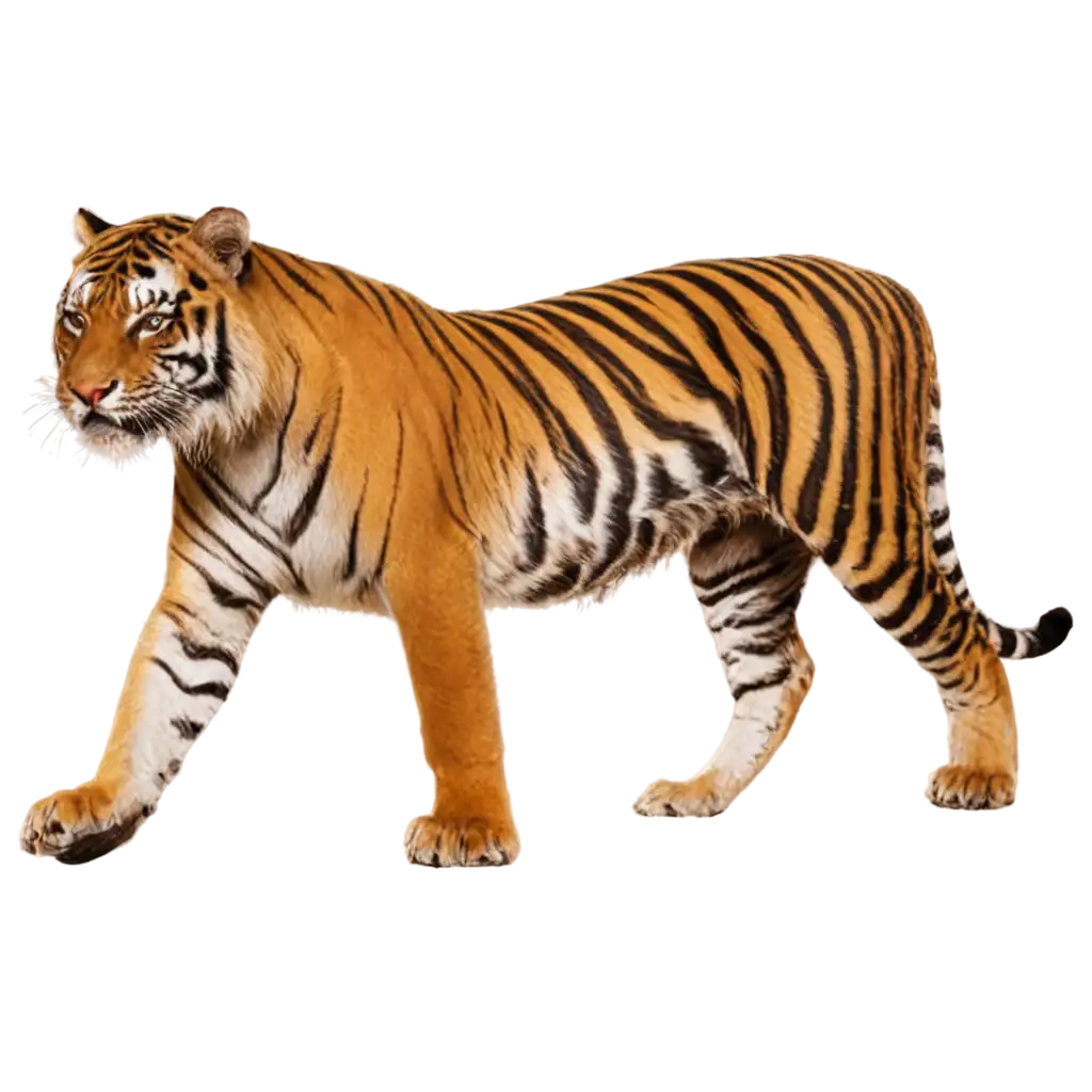 Tiger satand 2 legs