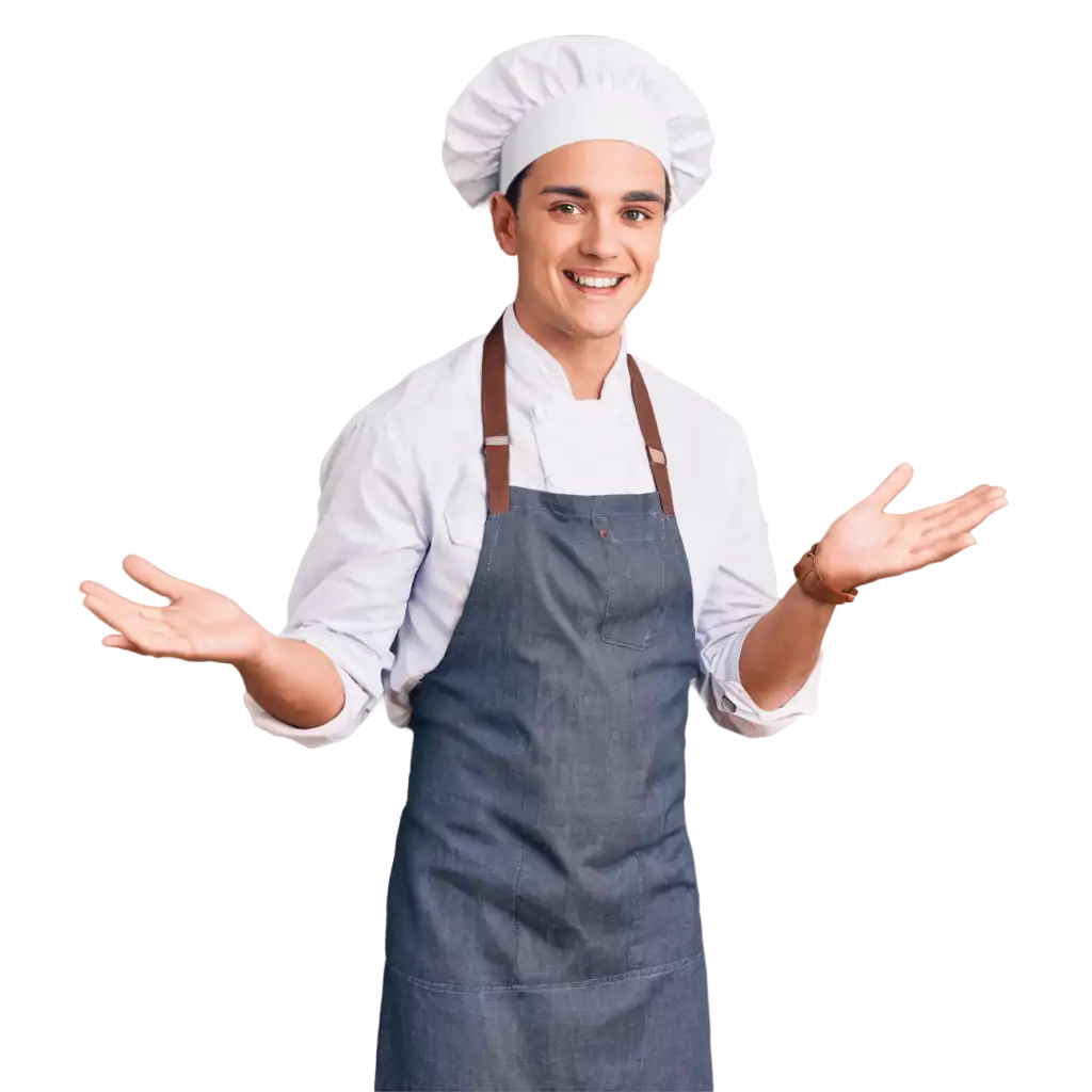 FullHeight-PNG-Image-of-a-Joyful-Chef-with-Spread-Hands