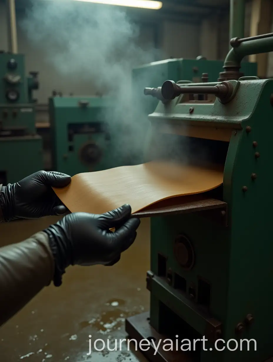 Industrial-Machine-GrindingAI-Art-Prompt-Expansion-Rubber-with-Hands-in-Black-Gloves