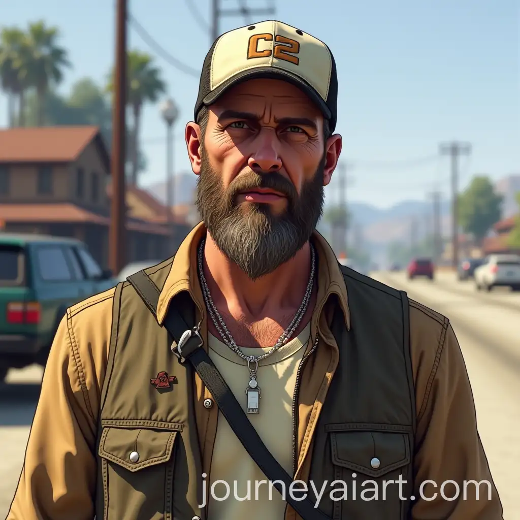 Rural-Redneck-Character-with-Trucker-Cap-Inspired-by-GTA-V-Trevor