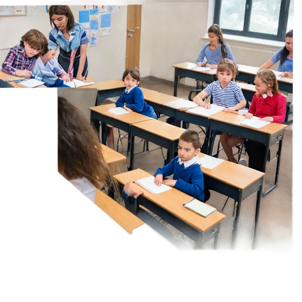 Vibrant-Classroom-Scene-PNG-Image-Students-Engaged-in-Learning