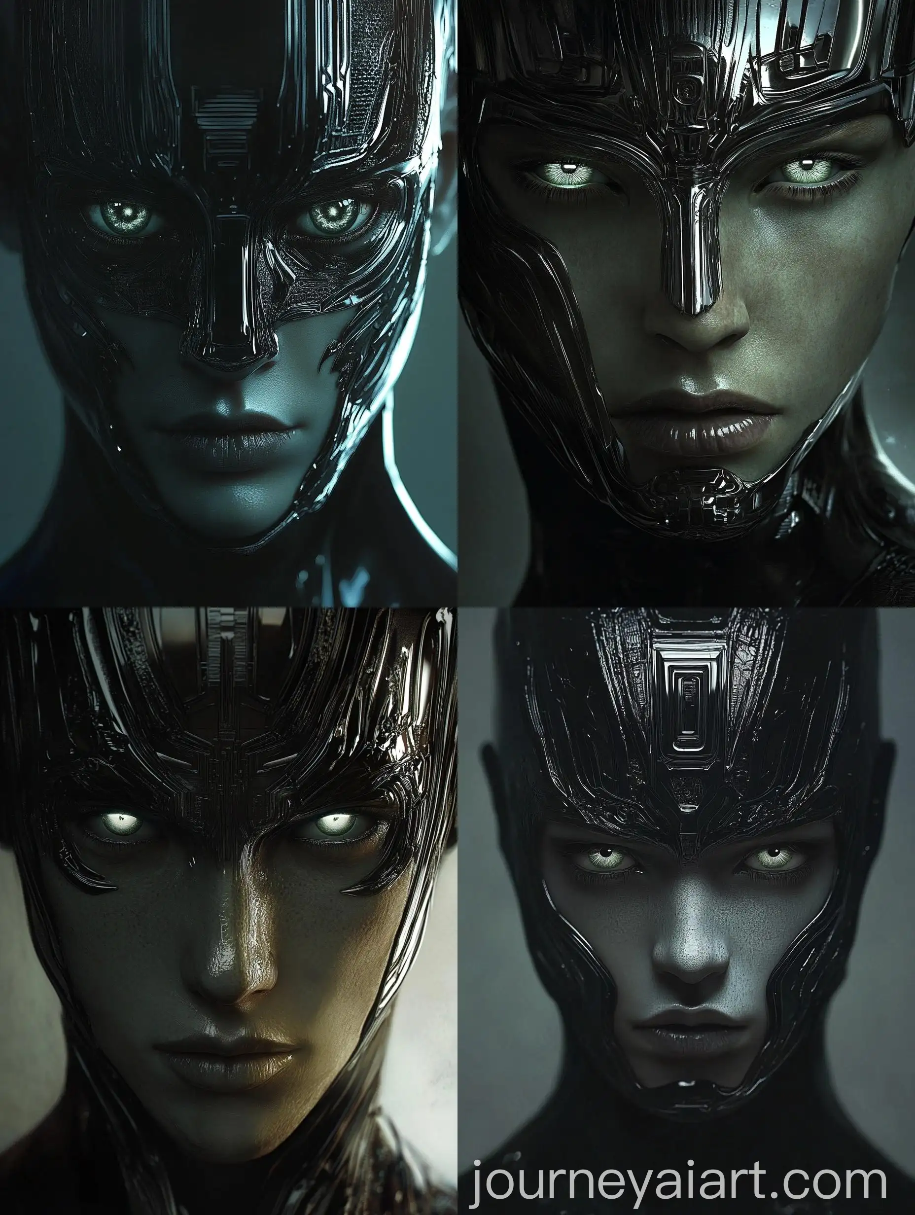 Portrait-with-Small-Light-Green-Glowing-Eyes