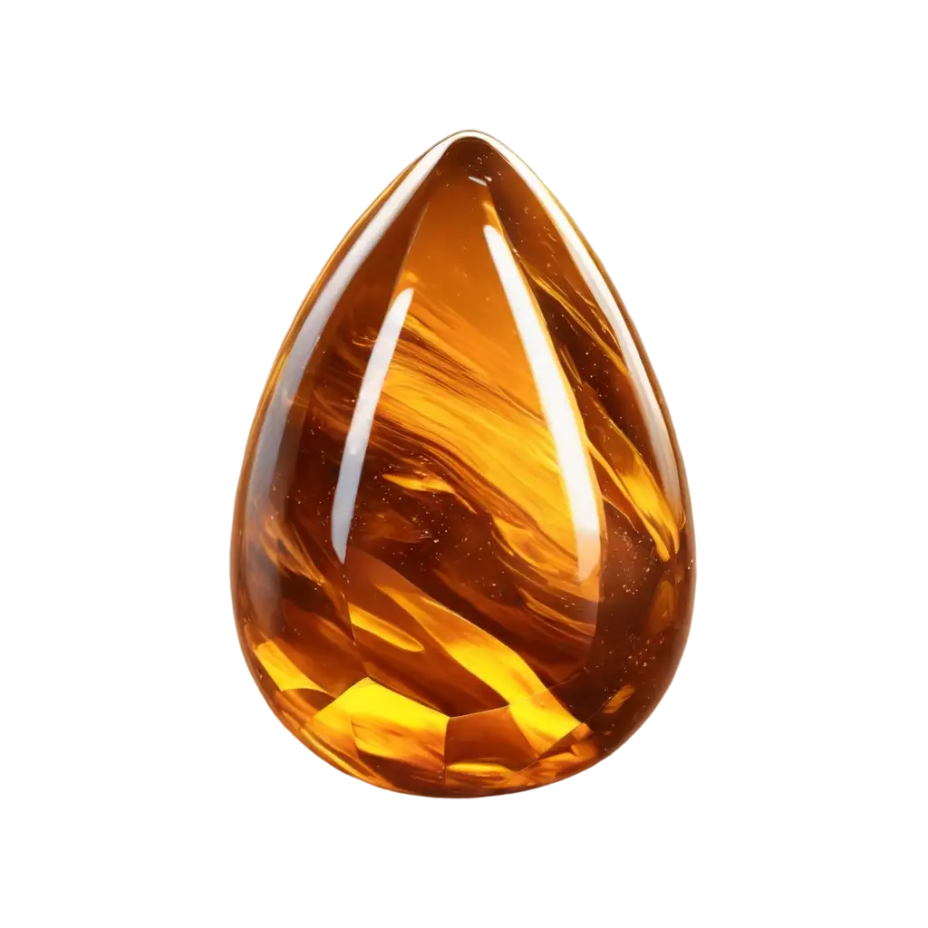 HighQuality-3D-Illustrated-Amber-Stone-PNG-for-Creative-Use