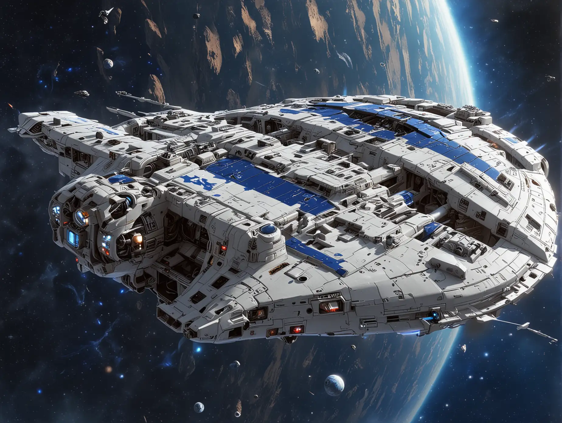 Mothership-from-Homeworld-II-White-with-Blue-Markings