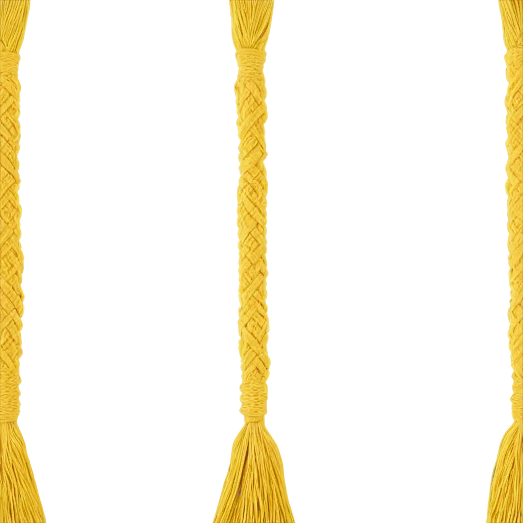 Macrame-Yellow-PNG-Image-Crafted-Elegance-in-Digital-Form