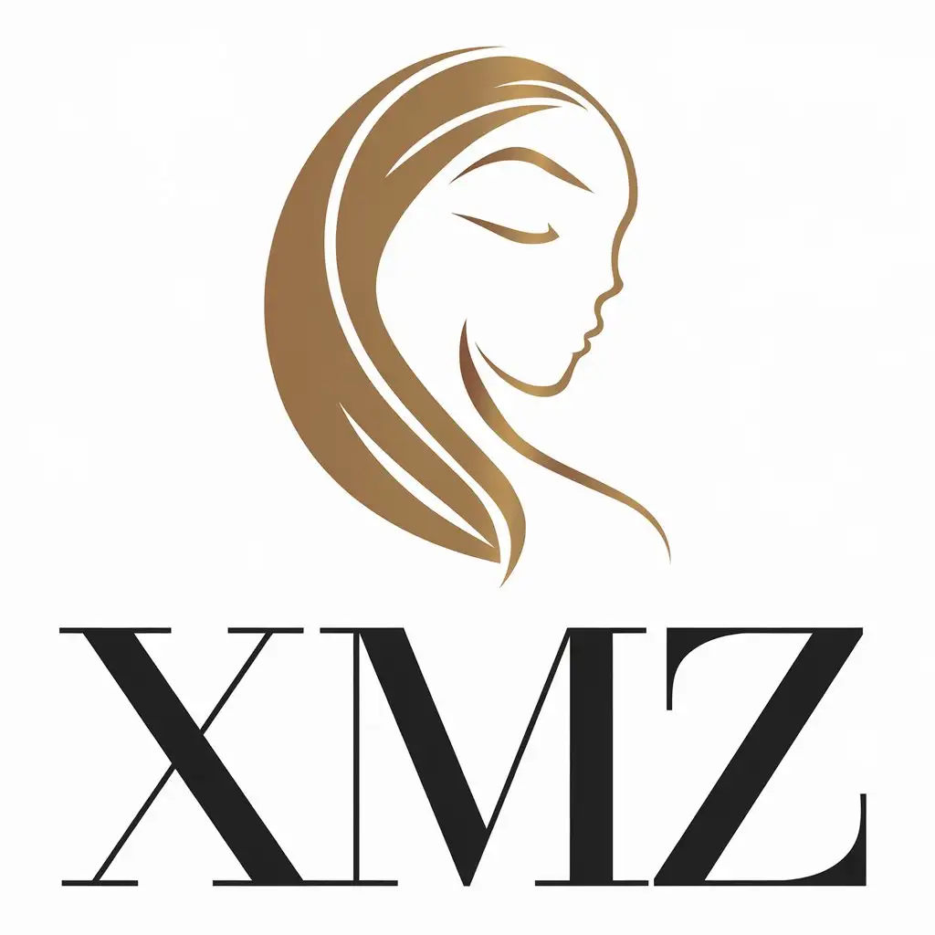 LOGO Design for XMZ Person Symbol for Beauty and Spa Industry with Clear Background