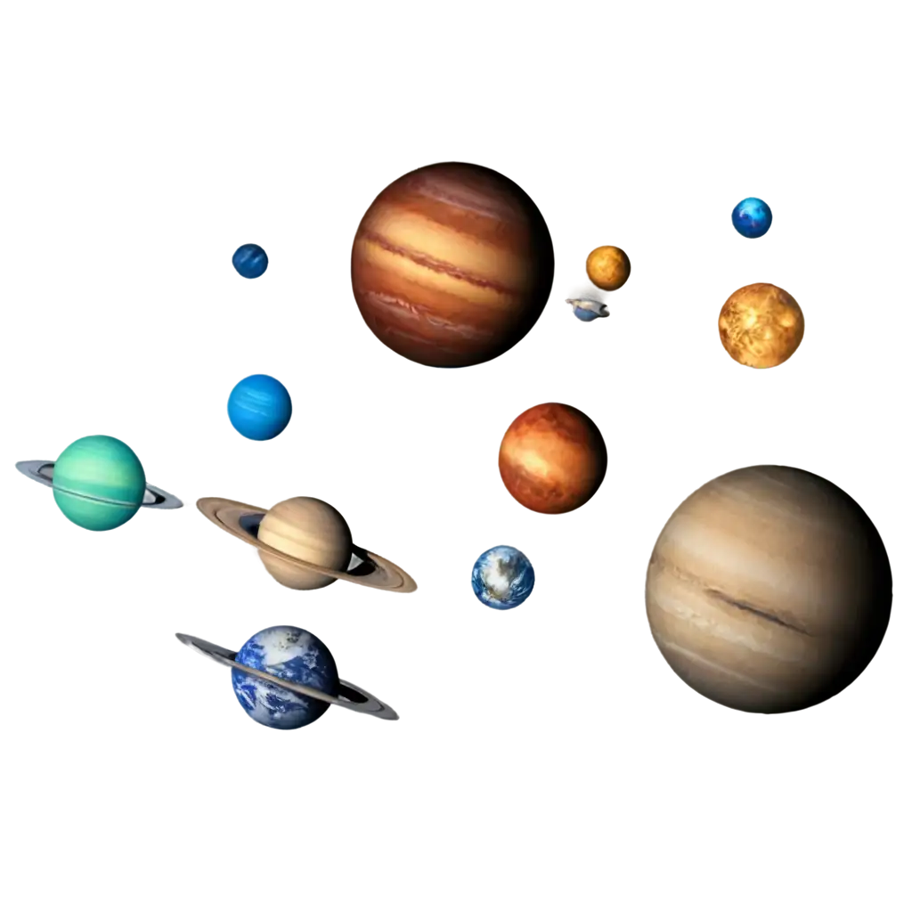 Explore-Several-Planets-in-Stunning-Detail-with-this-HighQuality-PNG-Image