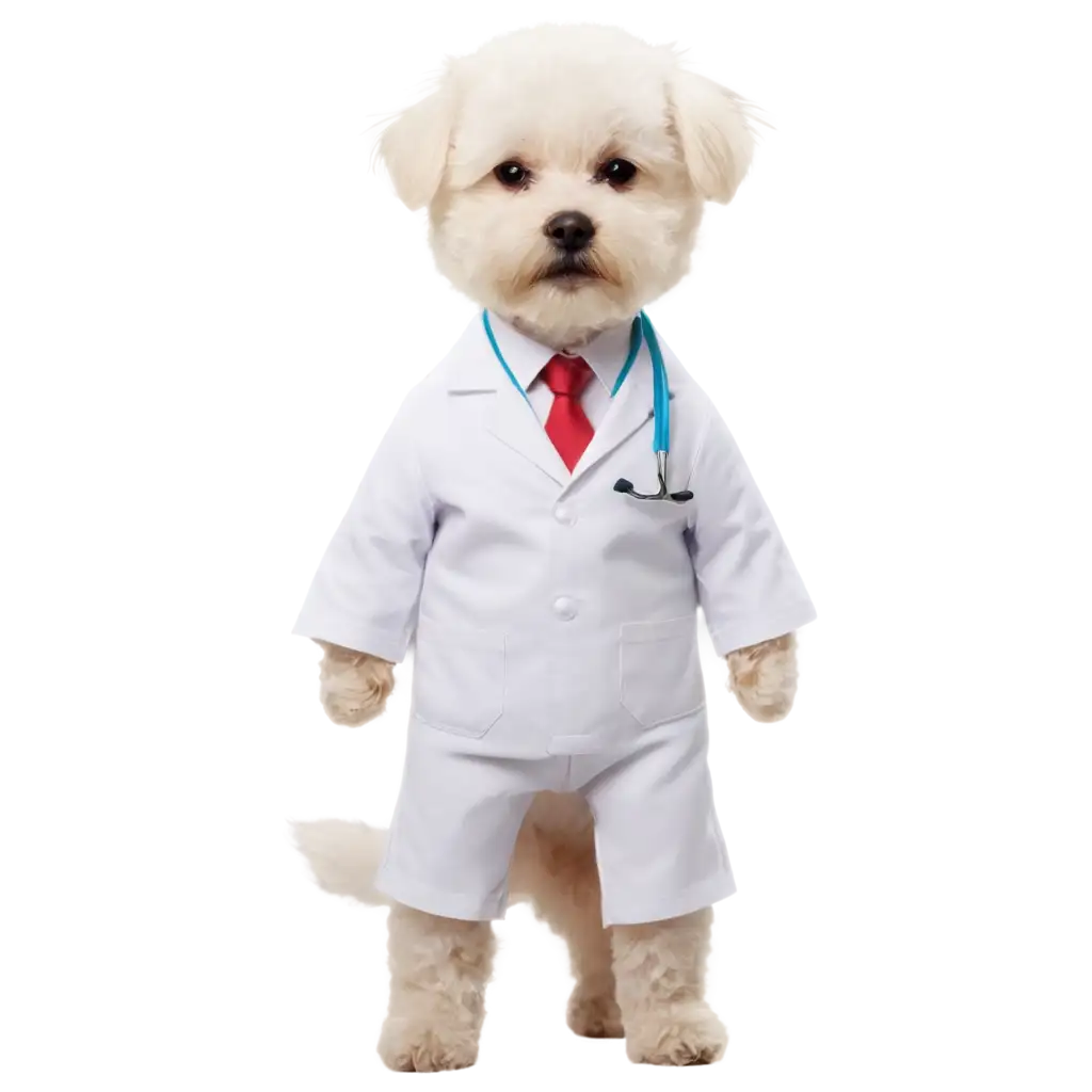 Hyperrealistic-PNG-Image-of-a-Maltese-Bichon-Dog-as-a-Surgeon-for-Creative-and-Professional-Use