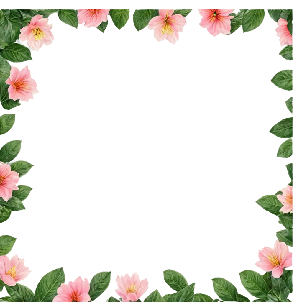 Flower-Frame-PNG-Image-for-Creative-Projects-and-Designs