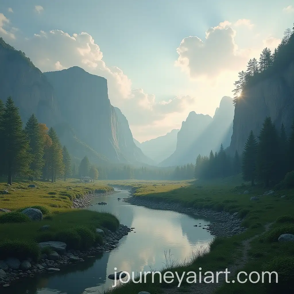 Serene-Tranquil-Landscape-with-Peaceful-Natural-Elements