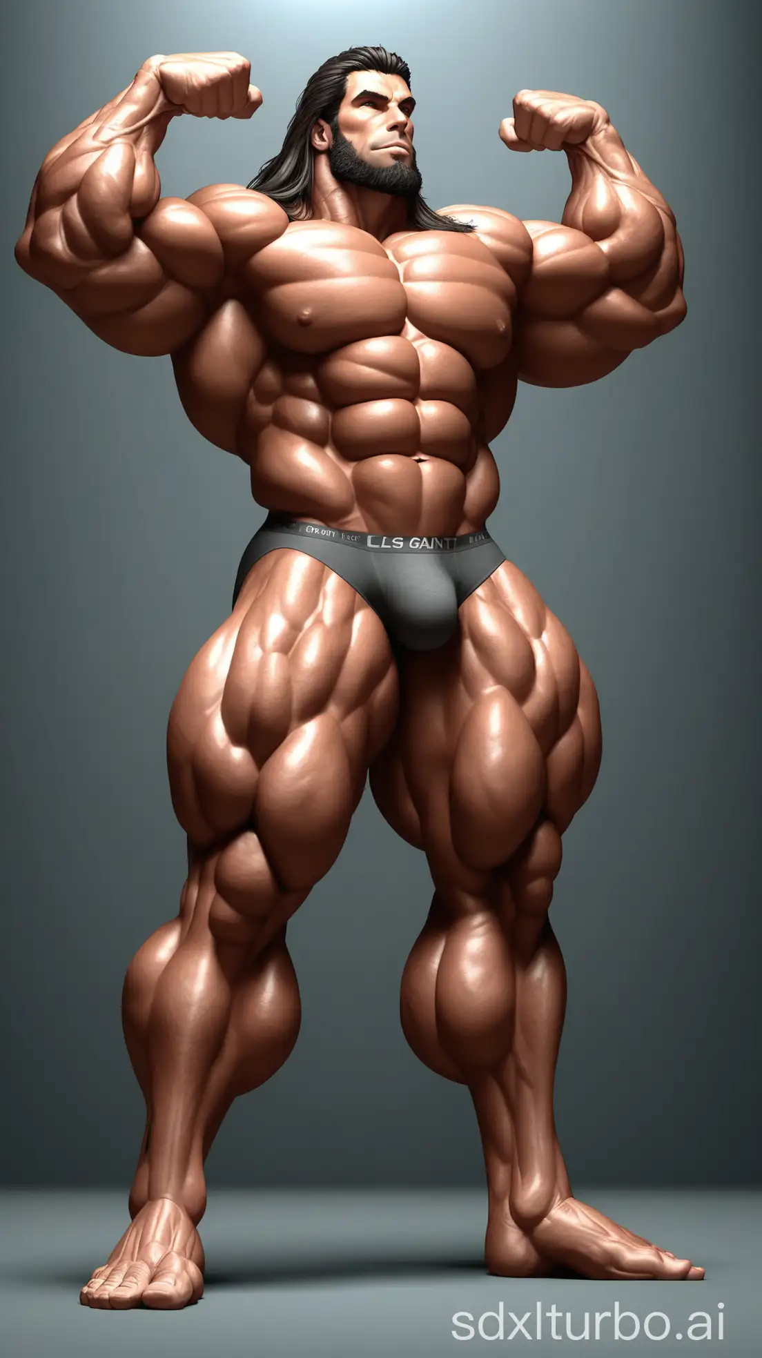 Giant-and-Muscular-Old-Man-with-Massive-Biceps-and-Abs-in-3D