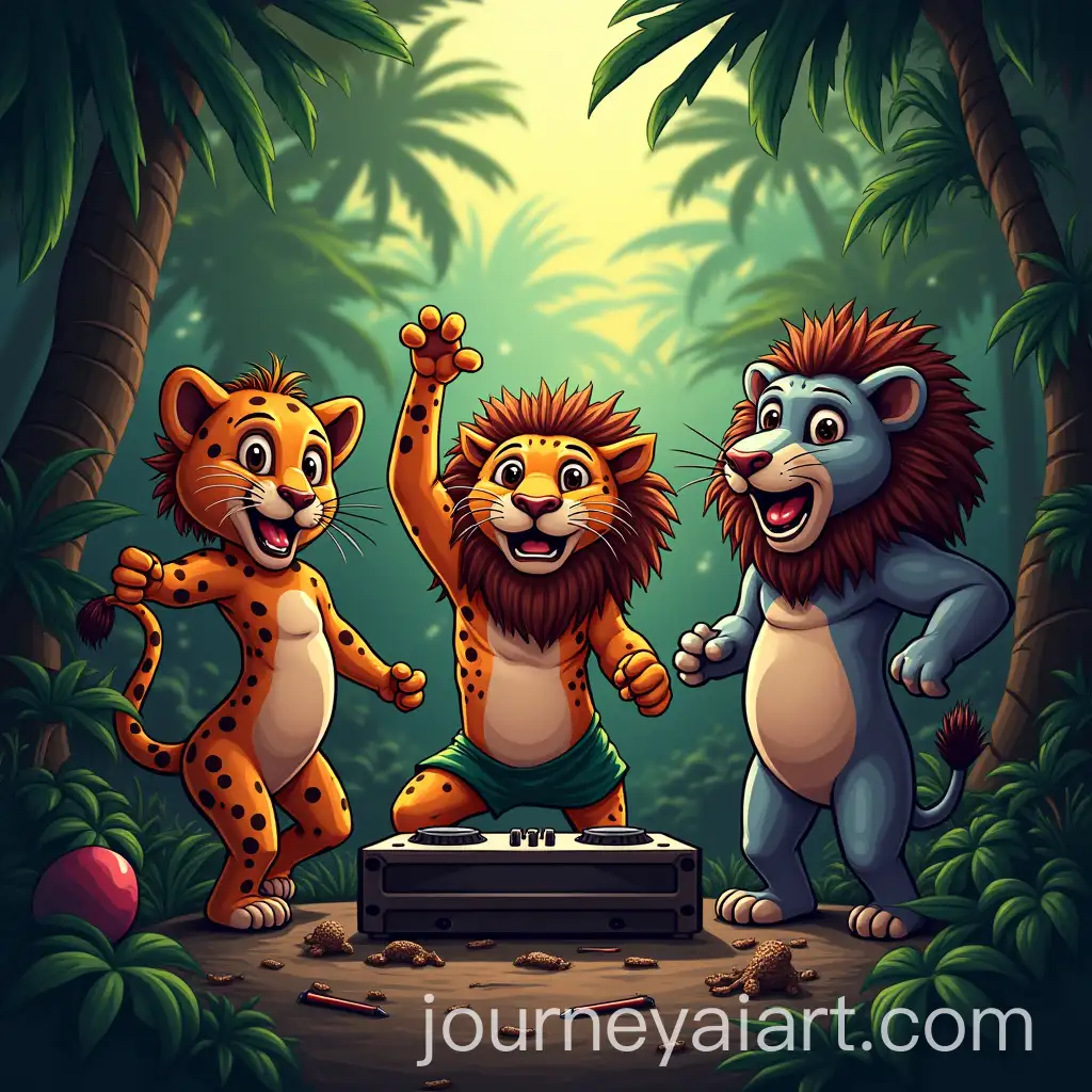 Wild-Jungle-Party-with-Dancing-Animals-and-DJ-Music