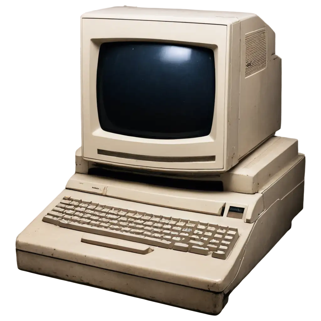 Old-Computer-PNG-Image-HighQuality-Digital-Asset-for-Retro-and-TechThemed-Projects