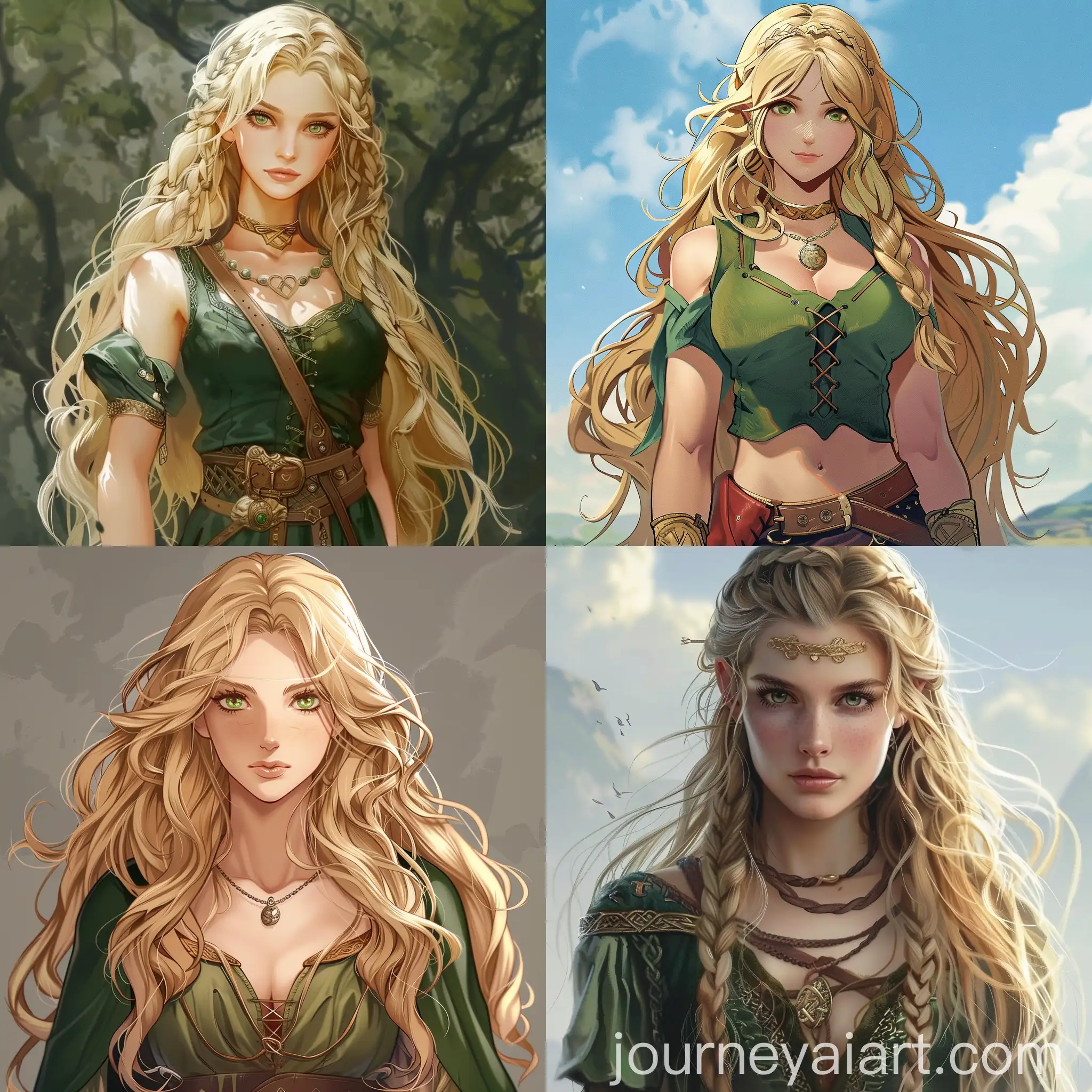 Beautiful-Viking-Woman-with-Long-Blonde-Hair-in-Anime-Style