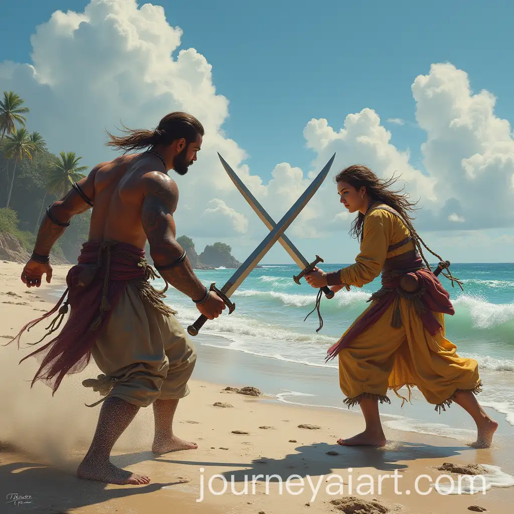 Battle-on-the-Beach-with-Swords