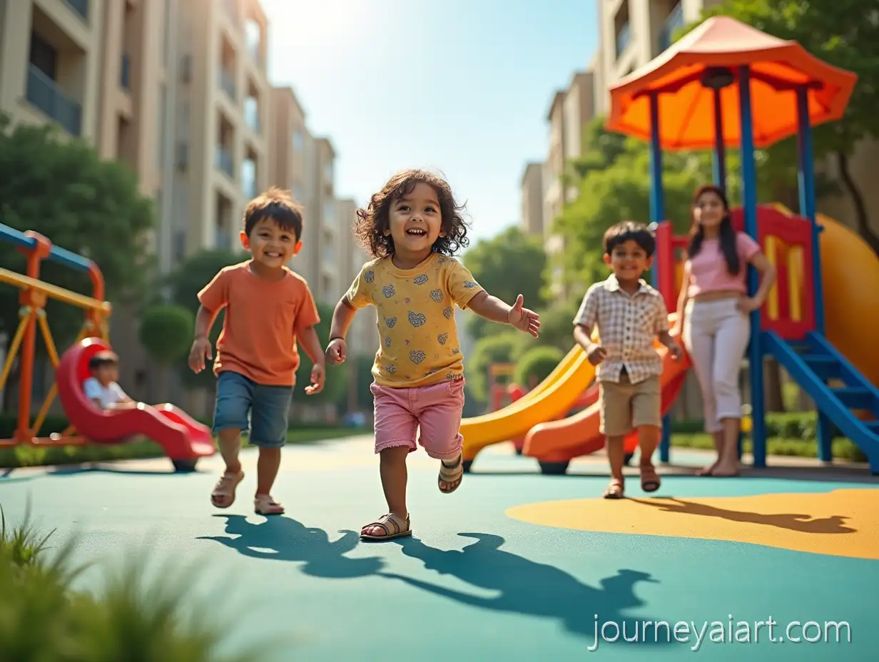 Luxury-Indian-Residential-Society-Kids-Play-Area-with-Vibrant-Safe-Equipment-and-Happy-Families