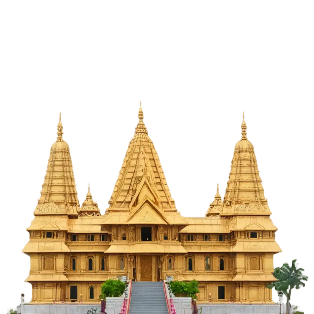 Golden-Hindu-Temple-PNG-Image-HighQuality-Format-for-Digital-Art-and-Design-Projects