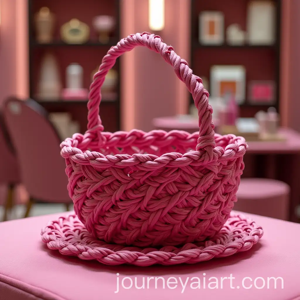 Fuchsia-Perfume-Basket-in-Elegant-Store-Interior