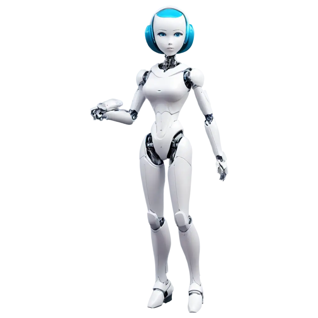 feminine robot in anime