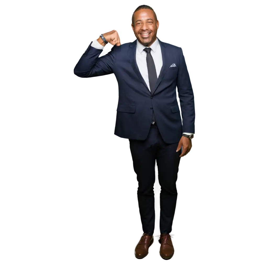 Handsome-Black-Man-Smiling-in-His-50s-PNG-Image-WellDressed-and-Looking-Good