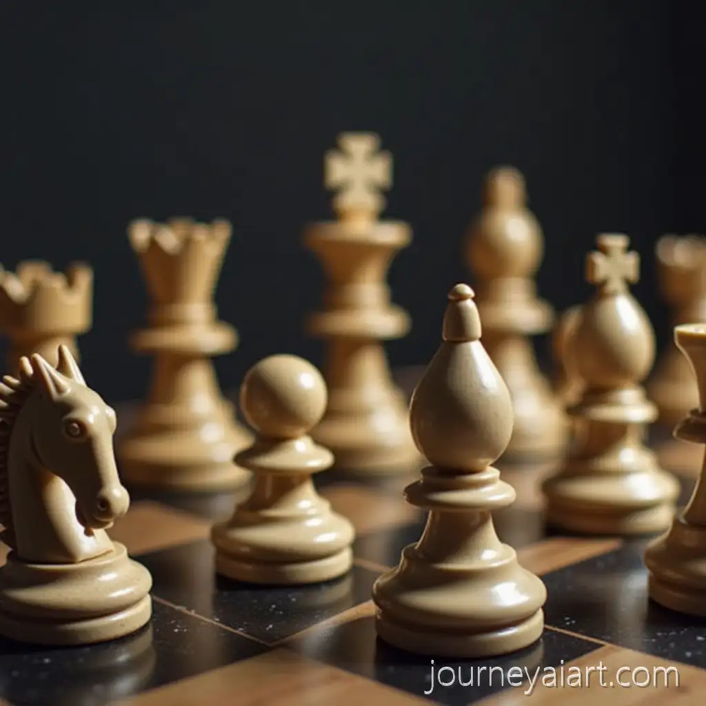 Strategic-Political-Chess-Game-with-Leaders-on-a-Chessboard