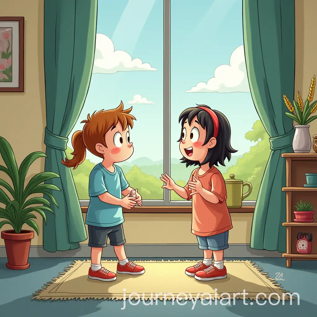 Daytime-Stopped-Cartoon-Scene-in-a-Surreal-Setting