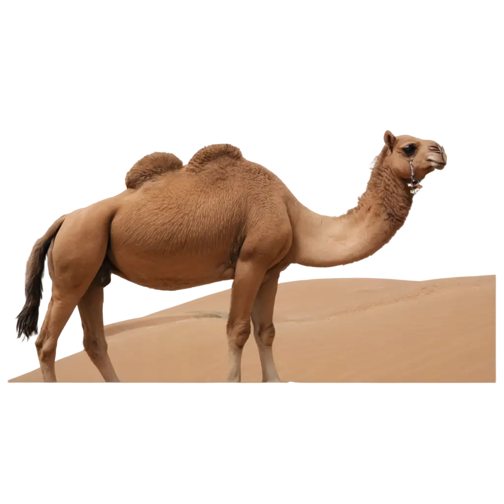 camel in the desert