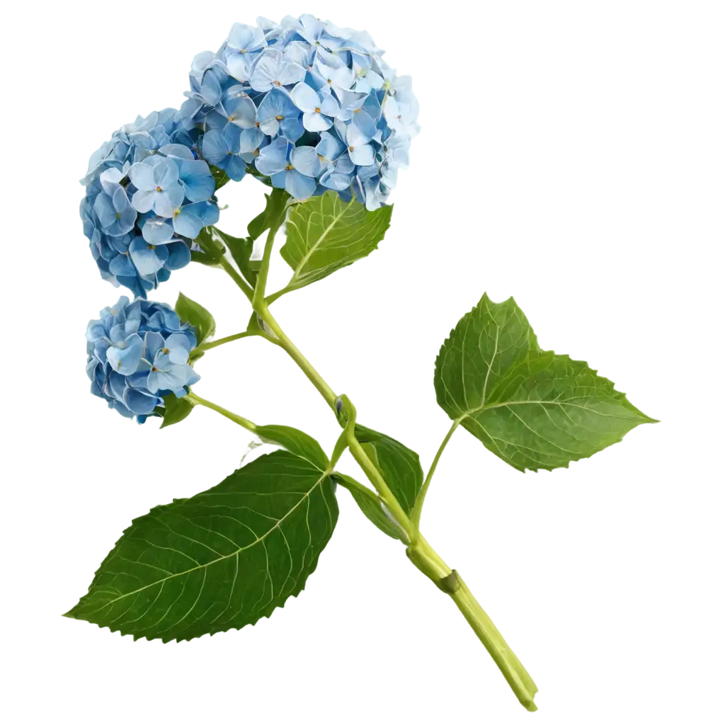 Blue-Hydrangea-PNG-Image-Capturing-Natures-Elegance-in-HighQuality-Format