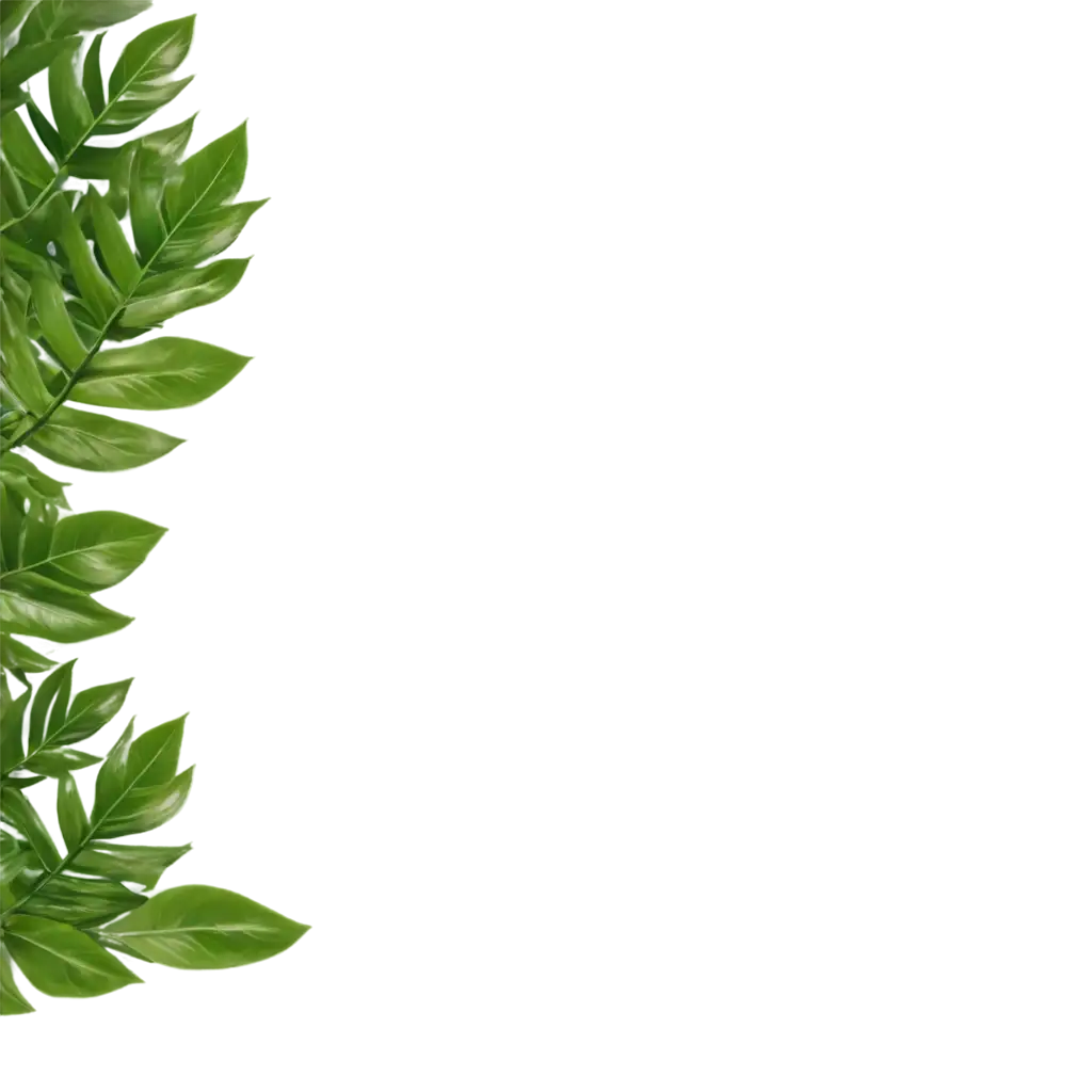 Tropical-Leaves-Foliage-Plant-Bush-Floral-Arrangement-PNG-for-NatureThemed-Designs