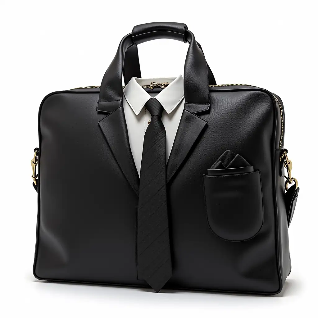 HyperRealistic-Office-Bag-Designed-with-Formal-Suit-Elements