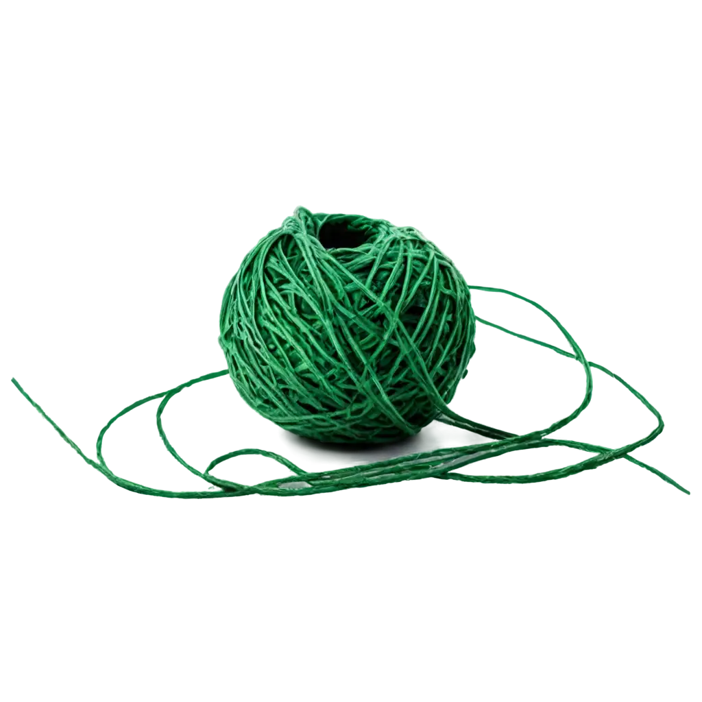 Green-Threads-Ball-PNG-Image-HighQuality-Transparent-Format-for-VersatilePNG-Image-Usage-Guide-Use